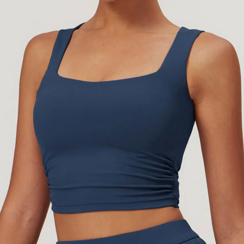 Women's Athletic Tank Top and Pleated Skirt Set
