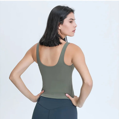 Women's Athletic V-Neck Tank Top