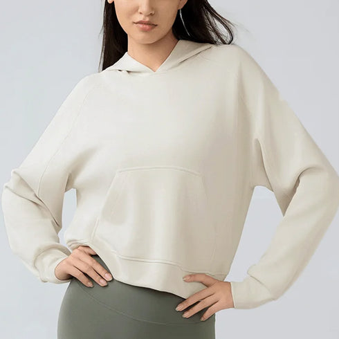 Women's Buttery Soft Oversized Cropped Hoodie