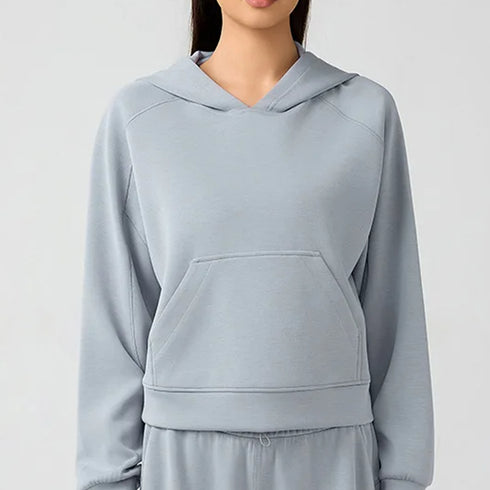 Women's Buttery Soft Oversized Cropped Hoodie