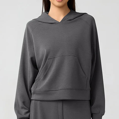 Women's Buttery Soft Oversized Cropped Hoodie