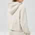 Women's Cropped Oversized Full Zip Hoodie