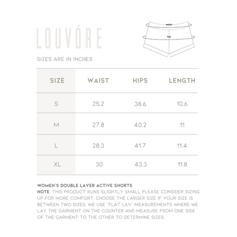 Women's Double Layer Active Shorts