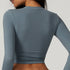 Women's Fitted Long Sleeve Crop Top