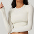 Women's Fitted Long Sleeve Crop Top