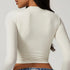 Women's Fitted Long Sleeve Crop Top