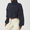 Women's Oversized Long Sleeve Fleece Jacket