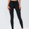 Women's High Waist Yoga Pants with Draw Strings and Pockets