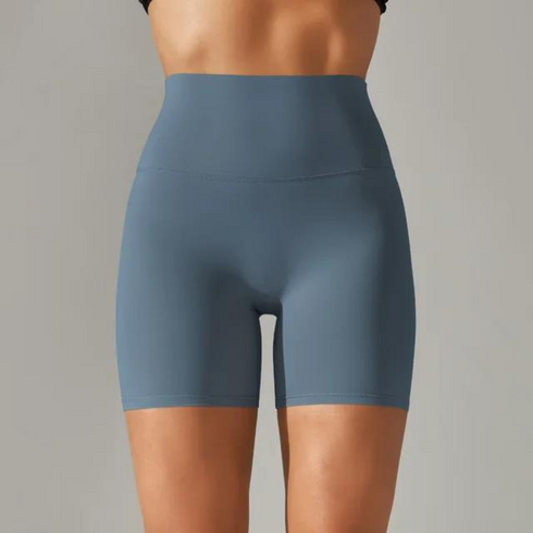 Pantalones cortos de yoga de cintura alta para mujer