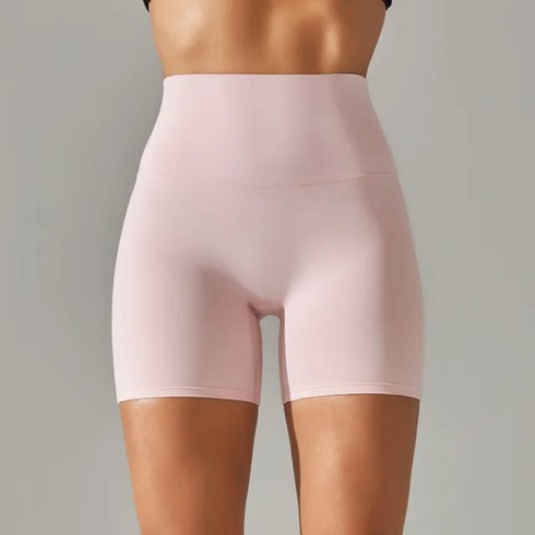 Pantalones cortos de yoga de cintura alta para mujer