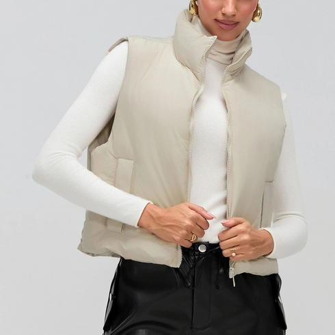 Women's Lightweight Sleeveless Puffer Vest