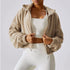 Women's Oversized Long Sleeve Fleece Jacket