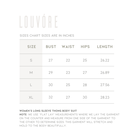 Body de manga larga tipo tanga para mujer