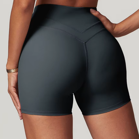 Women's Athletic Cropped Tank Top With Biker Shorts Set