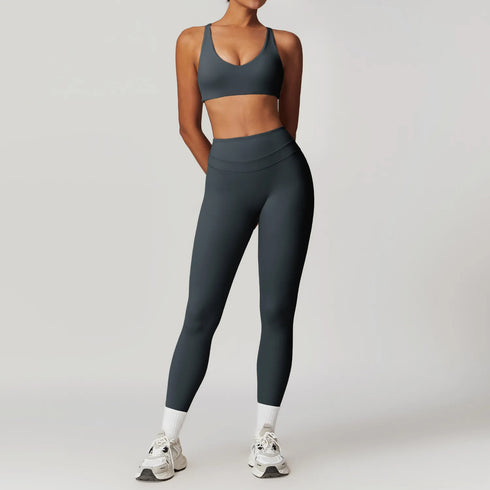 Women's Sports Bra & Leggings Athletic Set