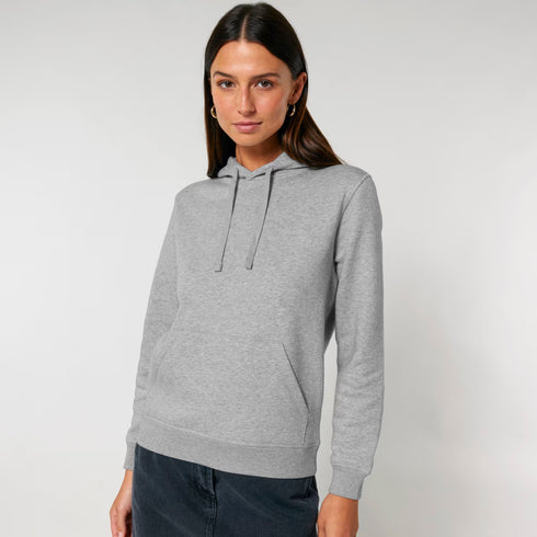 Women's Organic Cotton Midweight Hoodie - kangaroo pocket