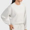 Sudadera de cuello redondo de gran tamaño para mujer