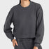 Sudadera de cuello redondo de gran tamaño para mujer