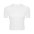 Camisa de manga corta suave y ajustada para mujer