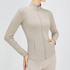 Women's Slim Fit Long Sleeve Zipper Jacket