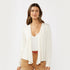 Women's Solid Knit Wrap Cardigan