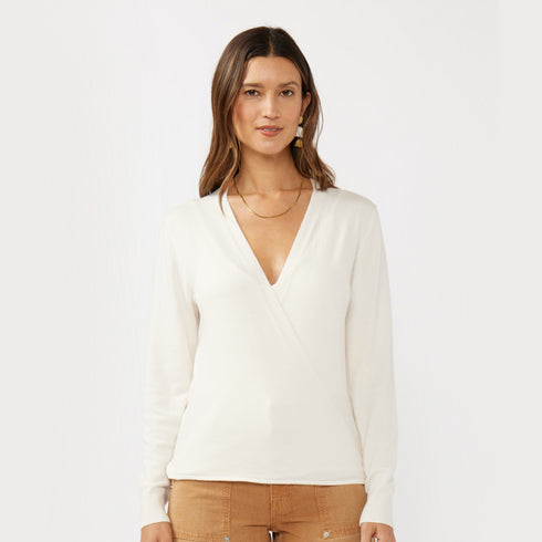 Women's Solid Knit Wrap Cardigan