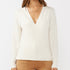 Women's Solid Knit Wrap Cardigan
