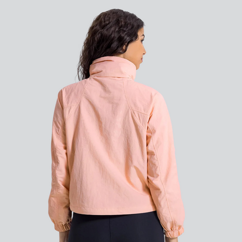 Women's Waterproof Hooded Athletic Jacket with Pockets