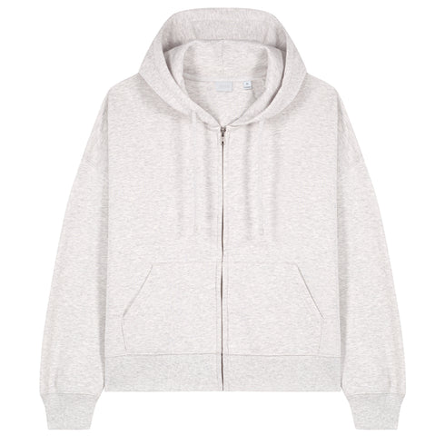 Women's Zip-Up Hoodie – Organic Cotton Fleece