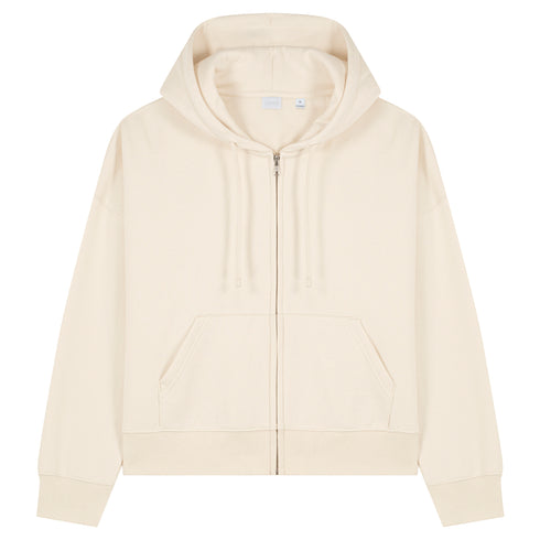 Women's Zip-Up Hoodie – Organic Cotton Fleece
