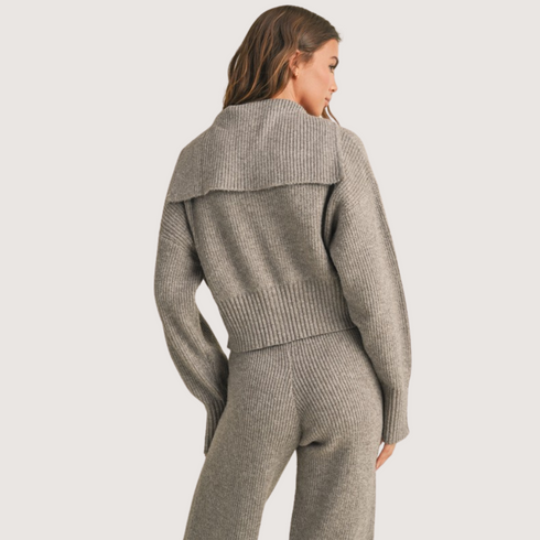 Women's Cozy Zip-Up Jacket and Lounge Pants Set
