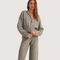 Women's Cozy Zip-Up Jacket and Lounge Pants Set