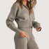 Women's Cozy Zip-Up Jacket and Lounge Pants Set